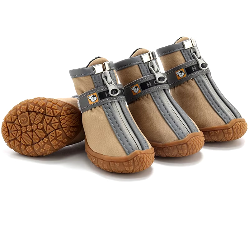 Dog Shoes Non-Slip Soles Thick Plush Protection Paw Pet Shoes Warm for Dog Non-Slip Dog Shoes Breathable Climbing Pets Booties