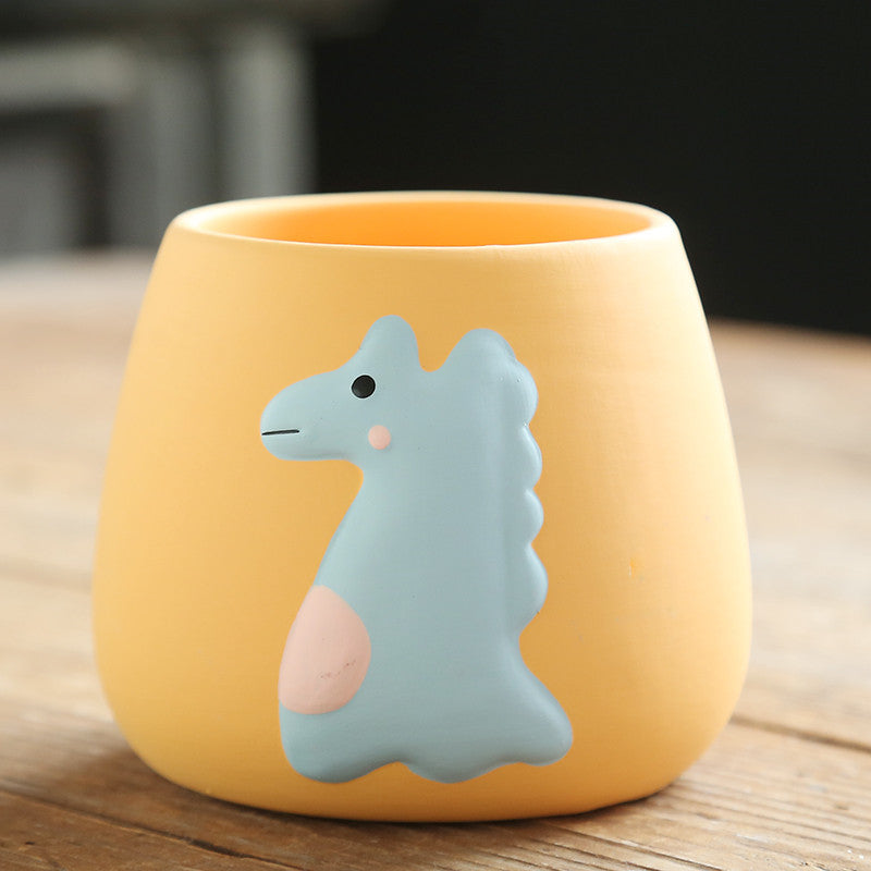 Cartoon Fleshy Flowerpot Ceramics Cute Animals