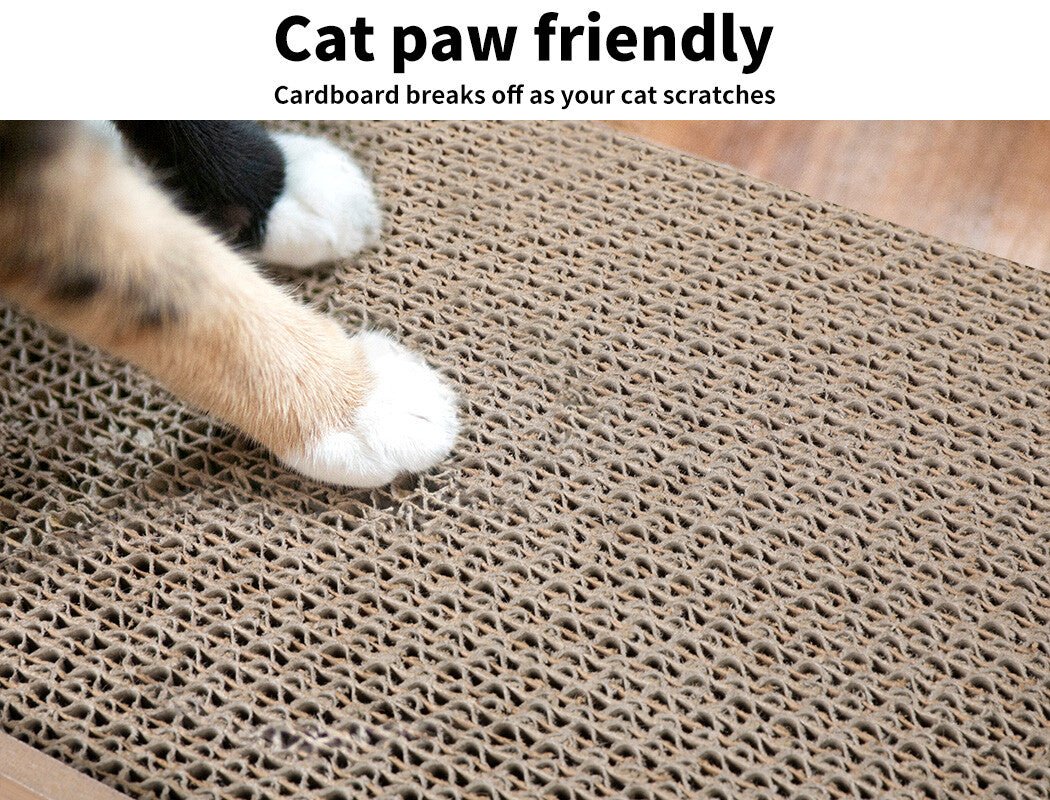 Pawz Cat Scratching Scratcher Board Cat Tree Pad Lounge Toy Corrugated Cardboard